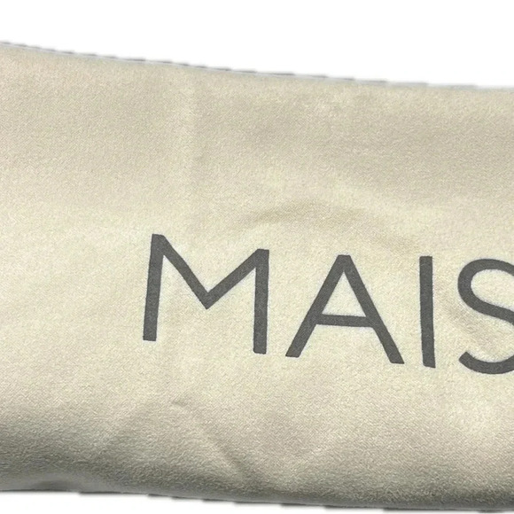 Maison de Sabre The Snap Soft Tote Black Rouge Noir Genuine Leather - Picture 6 of 15